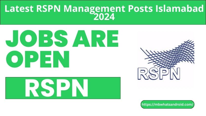 RSPN Jobs Posts Islamabad 2024