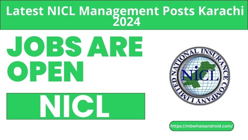 NICL Management Jobs Karachi 2024