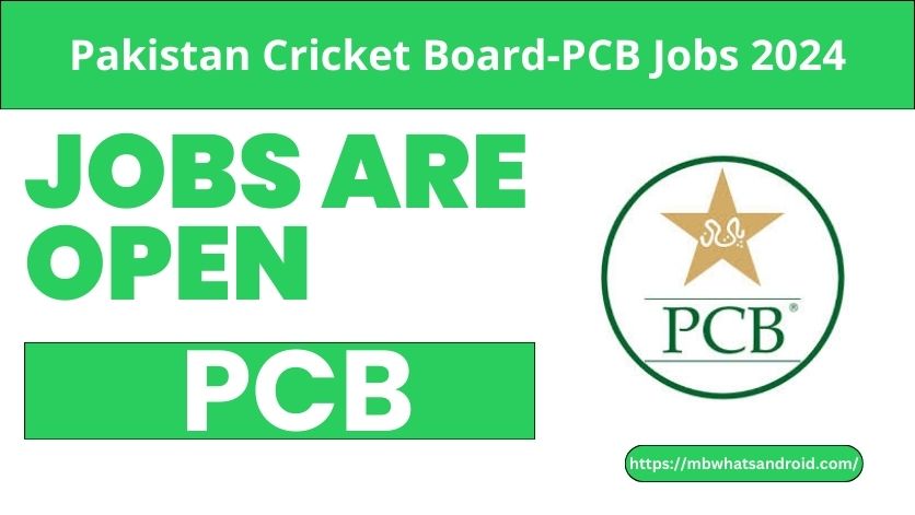 Pakistan Cricket Board-PCB Jobs 2024