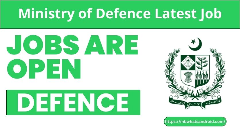 Latest Ministry of Defence Job