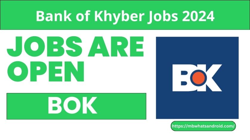 Bank of Khyber Jobs 2024