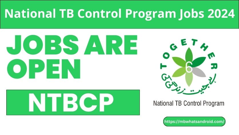 National TB Control Program Jobs 2024