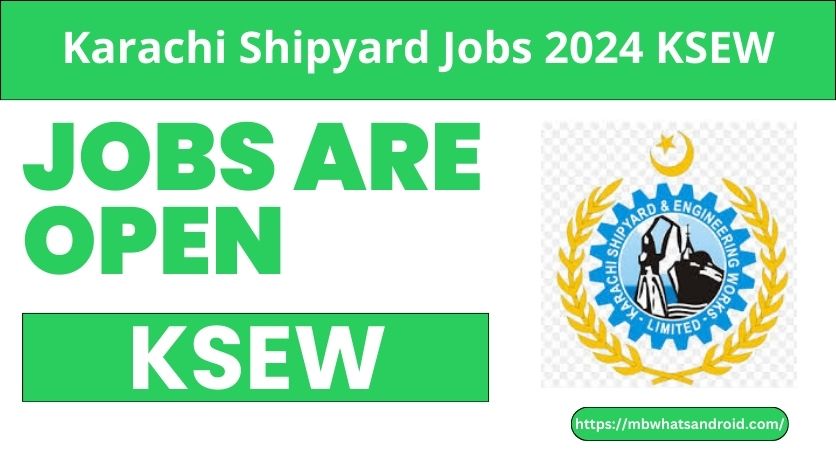 Karachi Shipyard Jobs 2024