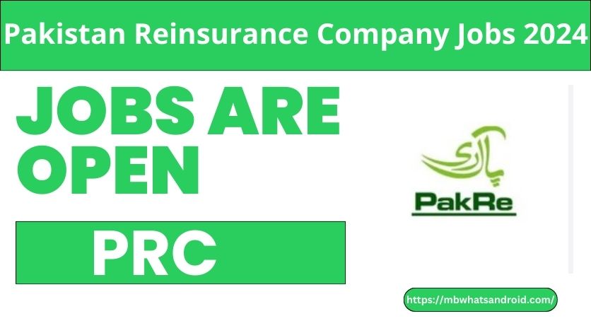 Pakistan Reinsurance Company Jobs 2024