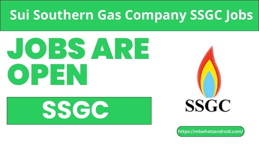 SSGC Jobs 2024 in Pakistan