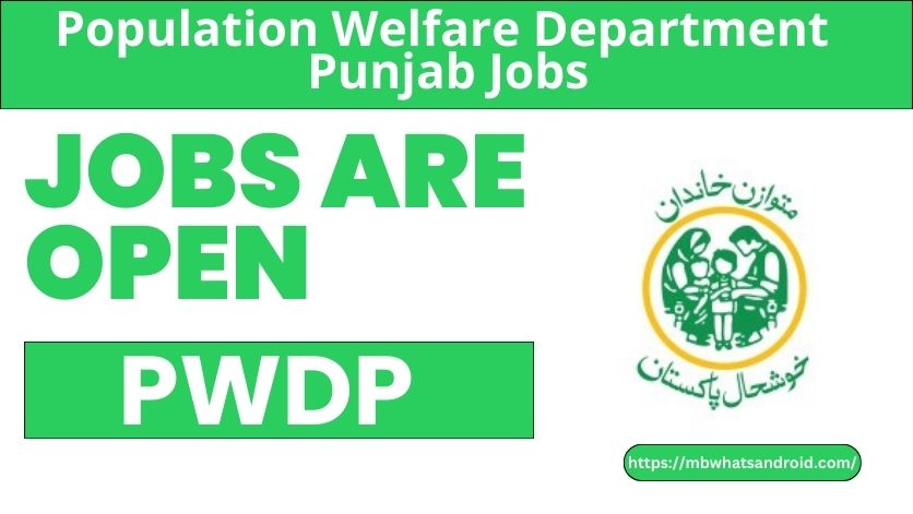 Population Welfare Department Punjab Jobs